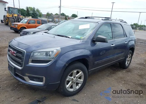 2014 GMC Acadia Sle-2 из США, поврежденный, VIN 1GKKRPKD9EJ265383